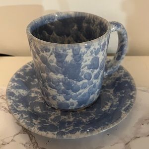 Bennington Potters Vermont Mug and Saucer